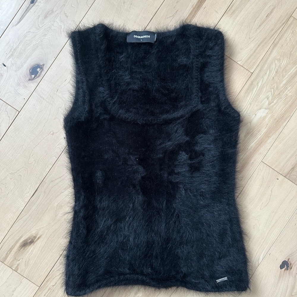 DSQUARED2 angora vest